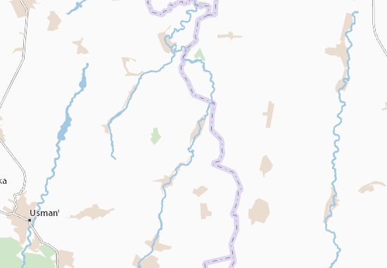 Mapa Bereznyagovka