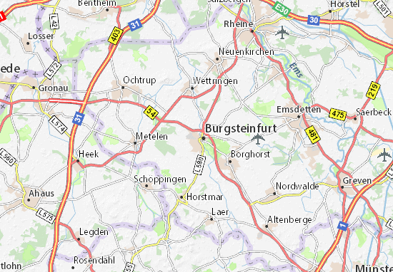 Steinfurt Map