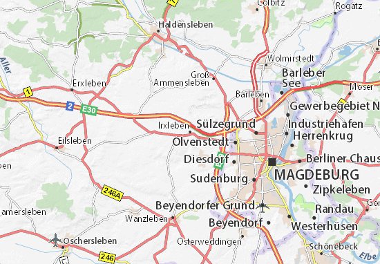 Karte Stadtplan Irxleben