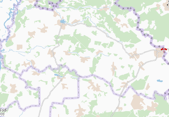 Karte Stadtplan Zhykhove