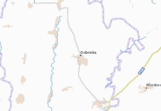 Kaart Plattegrond Dobrinka