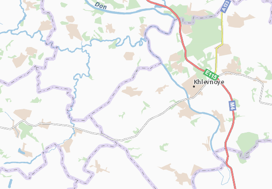 Karte Stadtplan Verkhnyaya Kolybel&#x27;ka