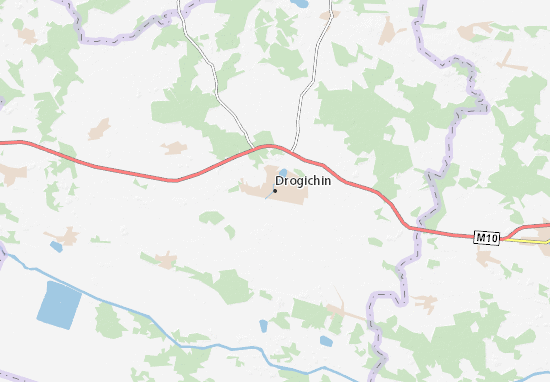 Karte Stadtplan Drogichin