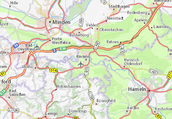 Rinteln Map