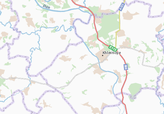 Karte Stadtplan Nizhnyaya Kolybel&#x27;ka