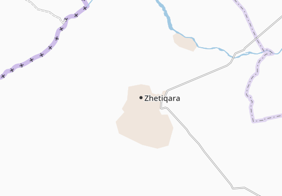 Mapa Zhetiqara