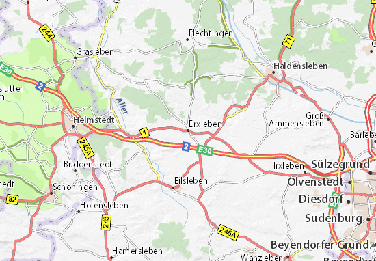 Erxleben Map