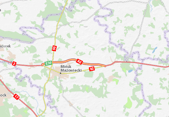 Karte Stadtplan Jakubów