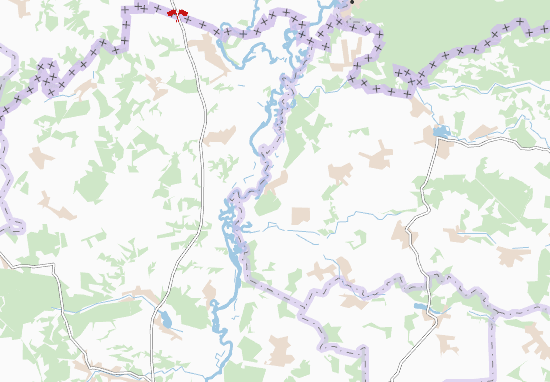 Karte Stadtplan Ochkyne