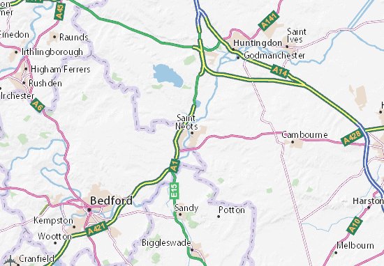 Saint Neots Map