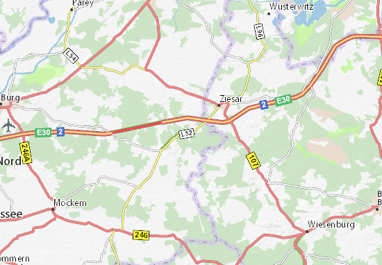 Kaart Plattegrond Schopsdorf
