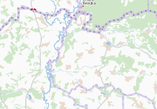 Krenydivka Map
