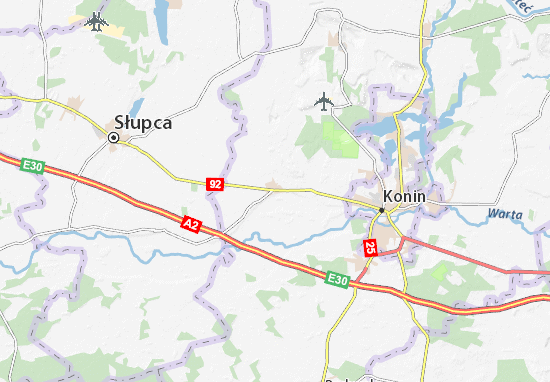 Karte Stadtplan Golina