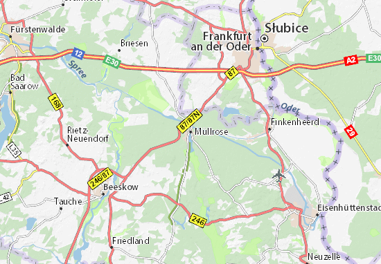 Müllrose Map