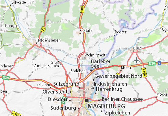 Wolmirstedt Map