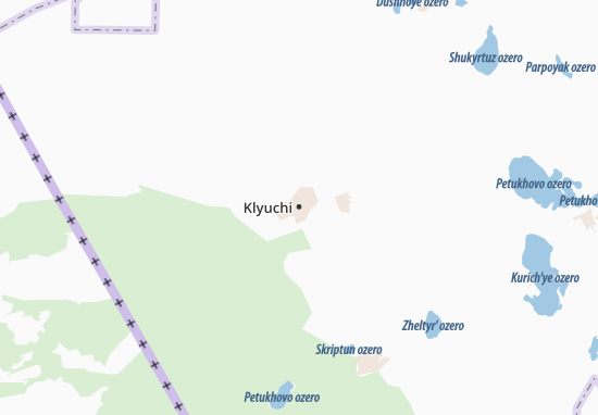 Kaart Plattegrond Klyuchi