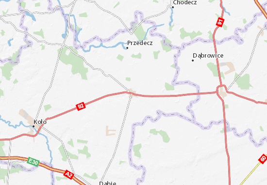 Karte Stadtplan Kłodawa