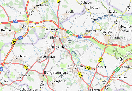 Karte Stadtplan Gellendorf