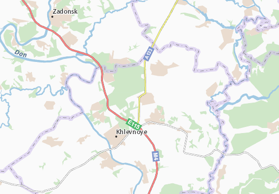 Karte Stadtplan Yeletskaya Lozovka