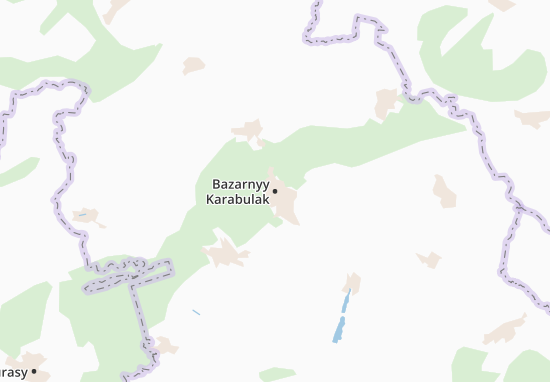 Bazarnyy Karabulak Map