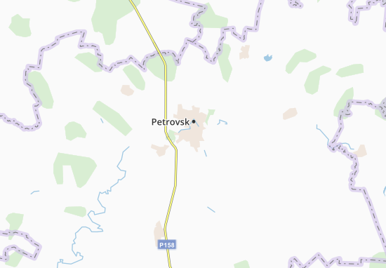 Mapa Petrovsk