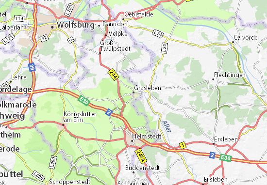 Grasleben Map