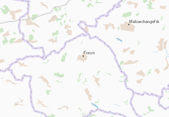Mapa Ponyri