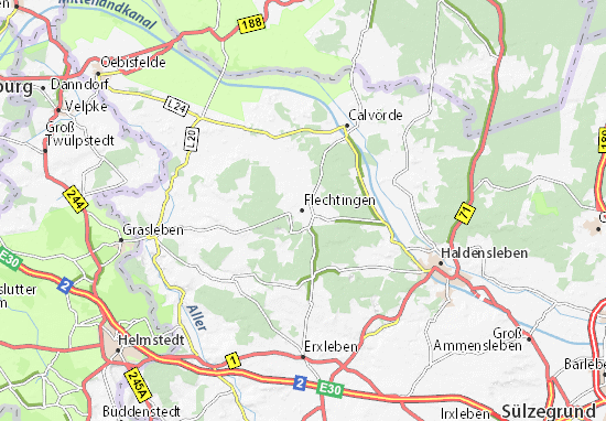 Mapas-Planos Flechtingen