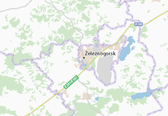 Carte-Plan Železnogorsk