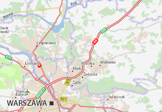 Karte Stadtplan Struga