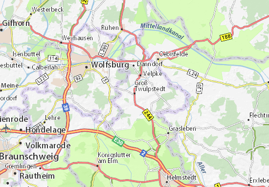 Groß Twülpstedt Map