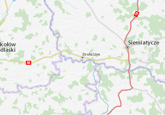 Karte Stadtplan Drohiczyn