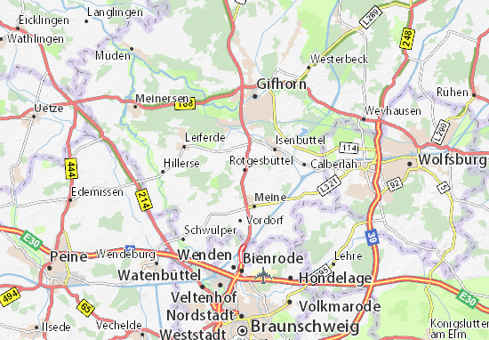 Rötgesbüttel Map