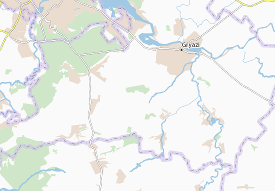 Kaart Plattegrond Pribytkovskiy sovkhoz poselok