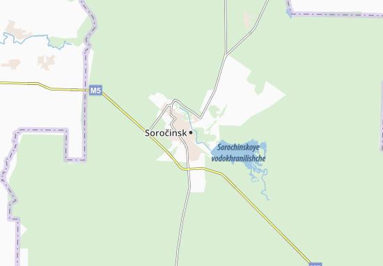 Karte Stadtplan Soročinsk