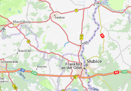 Karte Stadtplan Alt Zeschdorf