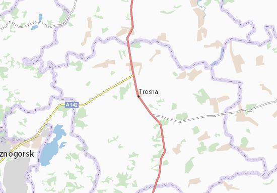 Karte Stadtplan Trosna