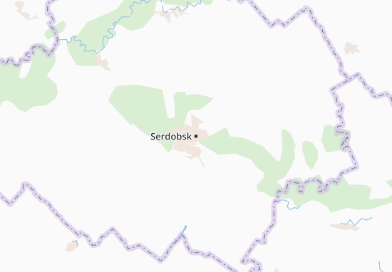 Karte Stadtplan Serdobsk