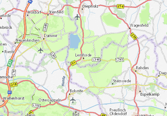 Karte Stadtplan Lemförde