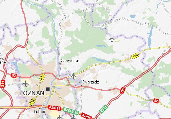Karte Stadtplan Wierzonka