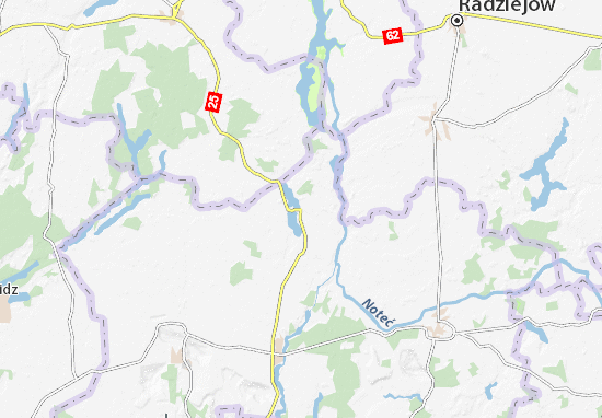 Mapa Skulsk