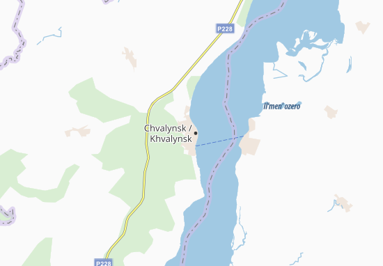 Mapa Chvalynsk