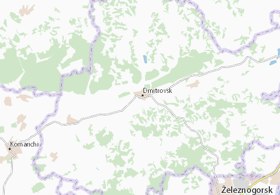 Kaart Plattegrond Dmitrovsk