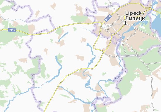 Karte Stadtplan Krutyye Khutora