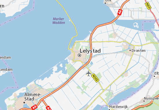 Carte-Plan Lelystad