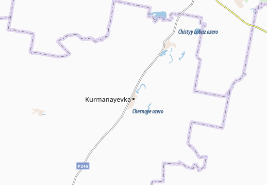 Kaart Plattegrond Kurmanayevka