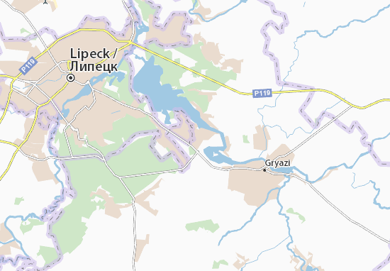Mapa Kazinka