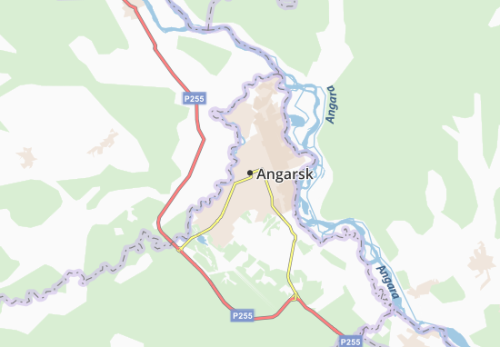 Mapa Plano Angarsk