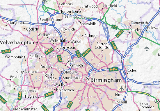 Mapas-Planos Birmingham