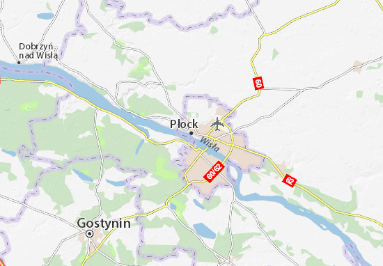Mapa Płock